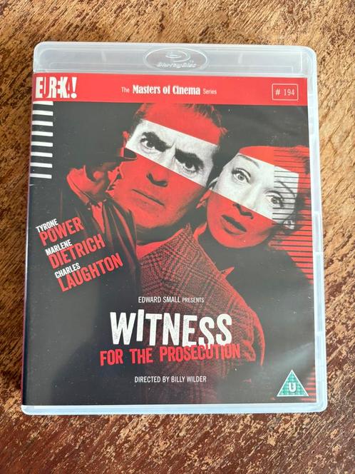 Eureka #194 Witness for the Prosecution – Billy Wilder, Cd's en Dvd's, Blu-ray, Zo goed als nieuw, Ophalen of Verzenden