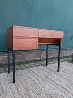 Vintage tafeltje design bureautje sidetable laptoptafel j 60, BlijeSpullen.nl, Gebruikt, 50 tot 100 cm, Vintage jr 50 / 60