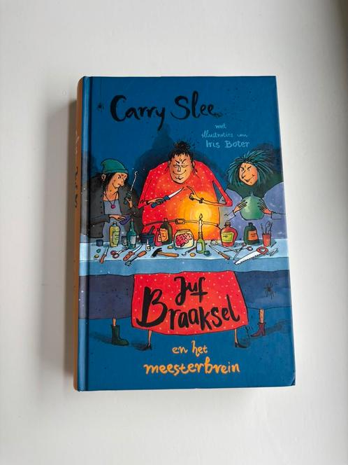Carry Slee - Juf Braaksel en het meesterbrein, Boeken, Kinderboeken | Jeugd | onder 10 jaar, Zo goed als nieuw, Ophalen of Verzenden