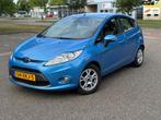 Ford Fiesta 1.6 TDCi ECOnetic Titanium'/Leder/PDC/Heated Sea, Voorwielaandrijving, Gebruikt, Blauw, Leder en Stof