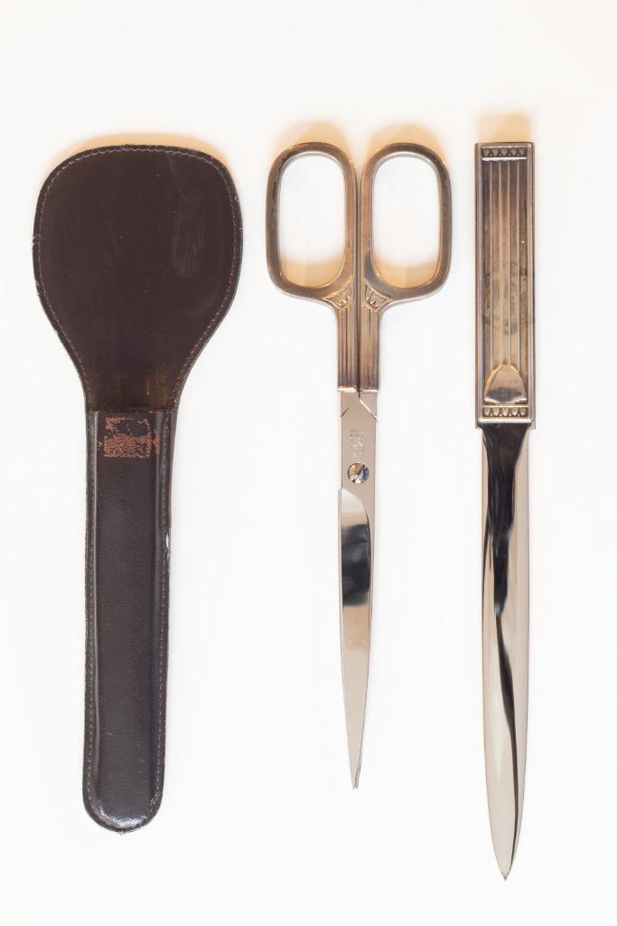 Zilveren Bureau-set, Antiek en Kunst, Antiek | Goud en Zilver, Zilver, Ophalen of Verzenden