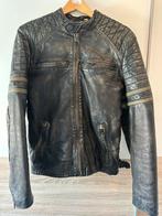 Superdry leren jas, Kleding | Heren, Ophalen of Verzenden, Zo goed als nieuw, Zwart