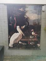 Wandkleed stof, vogels., Ophalen, Gebruikt