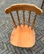 Horeca stoelen oude café  bistro spijlstoel boerenstoel, Vijf, Zes of meer stoelen, Ophalen of Verzenden, Bruin, Zo goed als nieuw