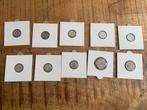 lot wilhelmina zilver, Postzegels en Munten, Munten | Nederland, Setje, Zilver, Ophalen of Verzenden, Koningin Wilhelmina