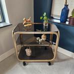 Hollywood regency trolley sidetable, Ophalen, Gebruikt, Nvt, Nvt