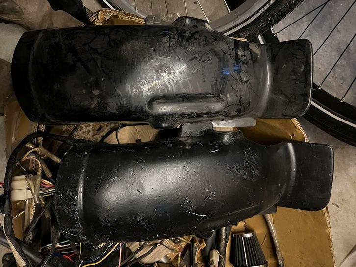 Suzuki TS125/250ER Onderdelen: Spatborden, Cilinderkop, Zuig, Motoren, Onderdelen | Oldtimers, Gebruikt, Ophalen of Verzenden