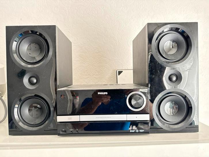 Philips BTB3370 Stereo Installatie Bluetooth, Audio, Tv en Foto, Stereo-sets, Gebruikt, Cd-speler, Philips, Microset, Ophalen of Verzenden