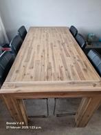 Mooie houten tafel zgan, Huis en Inrichting, Tafels | Bijzettafels, Ophalen, Zo goed als nieuw, 75 cm of meer, 60 cm of meer