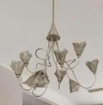 Harco Loor hanglamp met bloemmotief, Huis en Inrichting, Lampen | Hanglampen, Ophalen of Verzenden, Zo goed als nieuw, Metaal