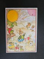 Oude kinderkaart met illustratie, Verzenden, 1980 tot heden, Gelopen, Kinderen