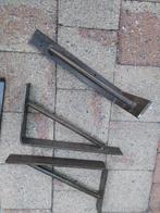 Stalen plankdragers, Doe-het-zelf en Verbouw, IJzerwaren en Bevestigingsmiddelen, Ophalen of Verzenden, Gebruikt, 250 mm of meer