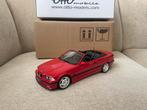SALE Ottomobile BMW M3 Convertible e36 Bright Red 308 OT1048, Hobby en Vrije tijd, Modelauto's | 1:18, Ophalen of Verzenden, Zo goed als nieuw