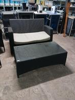 Loungeset bank met tafel, Ophalen, Zo goed als nieuw, Bank