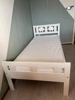 IKEA peuterbed inc alles, Kinderen en Baby's, Kinderkamer | Bedden, 140 tot 160 cm, Lattenbodem, Zo goed als nieuw, 70 tot 85 cm