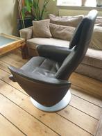 De Sede fauteuil draai & relax stoel leer chocobruin DS 2850, 75 tot 100 cm, Minder dan 75 cm, Design, Leer