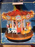 Draaimolen Kerstdorp met Muziek & Licht, Diversen, Ophalen of Verzenden, Gebruikt