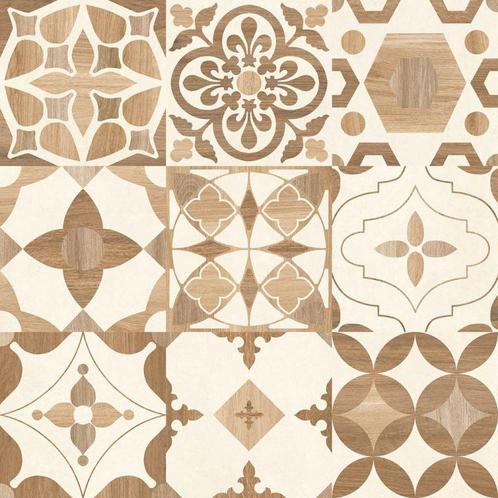 B-keus GeoCeramica 60x60 Mywood Decoro, Tuin en Terras, Tegels en Klinkers, Nieuw, Terrastegels, Keramiek, 10 m² of meer, Ophalen of Verzenden