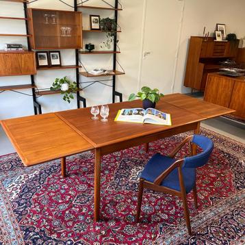 - Vintage verlengbare eettafel, Deens - beschikbaar voor biedingen