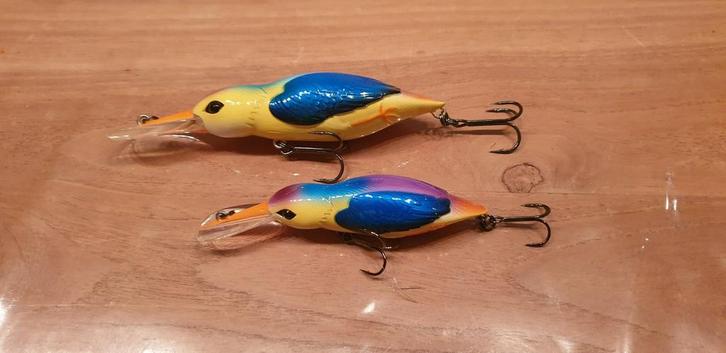 Effzett Eisvogels 11 en 14 cm. Incl tacklebox en verzending, Watersport en Boten, Hengelsport | Roofvissen, Nieuw, Ophalen of Verzenden