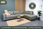 Urban Sofa hoekbank groen microvezel [Refurbished]], Huis en Inrichting, Banken | Bankstellen, -, -, Urban Sofa, Hoekbank