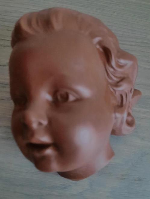 goebel terracotta hoofdje 1957, Antiek en Kunst, Curiosa en Brocante, Ophalen of Verzenden