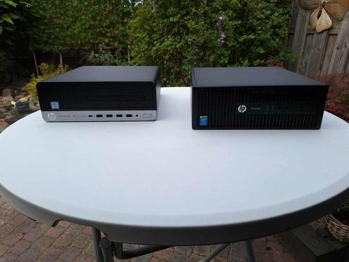 2 nette HP Pro Desks, mini pc, thuis werk pc, Computers en Software, Desktop Pc's, Refurbished, 3 tot 4 Ghz, HDD, SSD, 8 GB, Ophalen of Verzenden