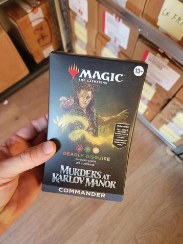 MtG Murders at Karlov Manor Deadly Disguise Commander Deck beschikbaar voor biedingen