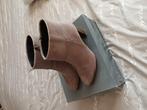 Lineazèta, laarsjes met hak, taupe, mt39, Kleding | Dames, Ophalen of Verzenden, Zo goed als nieuw, Bruin, Lage of Enkellaarzen