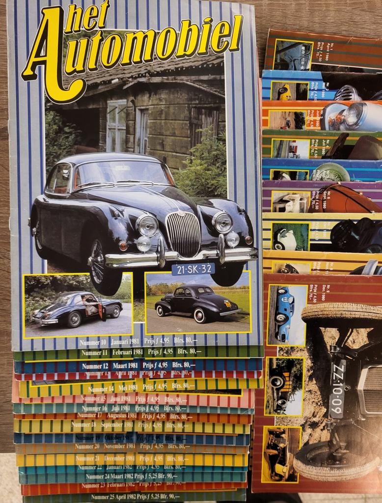 Het Automobiel - Eerste Editie tijdschrift 1-25, Ophalen of Verzenden, Gelezen, Algemeen
