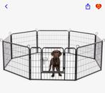 Acaza puppyren 8 panelen met deurtje 60 cm hoog, Dieren en Toebehoren, Hondenbenches, Ophalen, Zo goed als nieuw