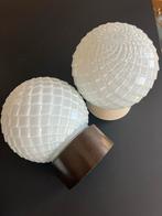 Ananas Opaline Glazen plafonniere, Ophalen of Verzenden