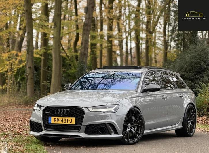 Audi RS 6 Avant 4.0 TFSI RS 6 / Full options!, Auto's, Audi, Bedrijf, Te koop, RS6, 360° camera, 4x4, ABS, Achteruitrijcamera