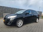 Mazda 5 2.0,  2011, 7zitter, leren bekleding, trekhaak, Auto's, 74 €/maand, 4 cilinders, 7 stoelen, Zwart