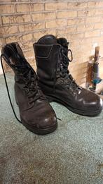 Zwarte leren wandelschoenen (legerkisten), Ophalen, Gebruikt, Schoenen