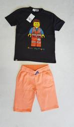 Stoere neon oranje HEMA sweat short maat 158-164., Kinderen en Baby's, Kinderkleding | Maat 158, Jongen, Broek, Zo goed als nieuw