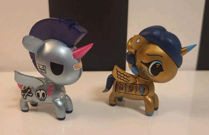 Tokidoki Unicorno Metallico, Verzamelen, Poppetjes en Figuurtjes, Zo goed als nieuw, Ophalen of Verzenden