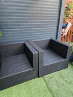 Tuinstoelen - Wicker Lounge Set, Tuin en Terras, Tuinsets en Loungesets, Zo goed als nieuw, Loungeset, Wicker, Stoel