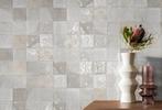 Witte vintage wandtegels 10x10 – stijlvolle uitstraling!, Tuin en Terras, Tegels en Klinkers, Keramiek, Overige typen, Nieuw, Ophalen of Verzenden