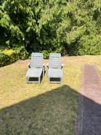 2 hartman ligstoelen, Ophalen, Gebruikt, Kunststof