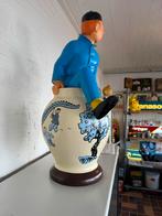Groot Kuifje TinTin in de Vaas beeld, Ophalen, Gebruikt, Beeldje of Figuurtje, .