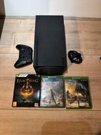 Xbox series X + Controller + 3 games (nauwelijks gebruikt), Spelcomputers en Games, Ophalen of Verzenden, Zo goed als nieuw, Xbox Series X
