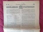Oude kranten Nederlandsche Staatscourant uit 1923, Ophalen of Verzenden, 1920 tot 1940, Nederland, Krant