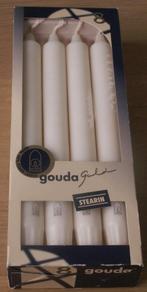 8 vintage Gouda stearin kaarsen dinerkaars lengte 24 cm, Ophalen of Verzenden, Nieuw, Overige materialen, Minder dan 25 cm