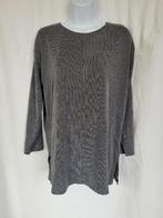 Grappig grijs gestreept damesshirt mt L merk Coco Star, ., Zwart, Maat 42/44 (L), Ophalen of Verzenden