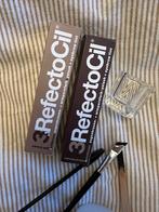 Refectocil Wenkbrauwverf - 2 kleuren, bijna vol, Ogen, Bruin, Ophalen of Verzenden, Zo goed als nieuw