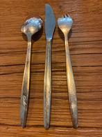 Vintage Bestek Set - Mes, Vork, Lepel Gero 100, Ophalen of Verzenden
