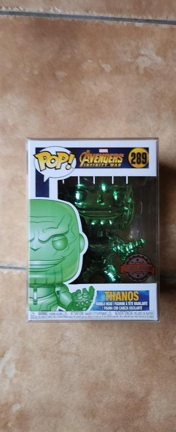 Marvel the avengers thanos green Chrome exclusive funko pop  beschikbaar voor biedingen