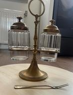 Antiek Messing Zuurstel met Vorkje, Antiek en Kunst, Ophalen of Verzenden