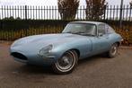 Jaguar E-type 4.2 series 1 FHC, Auto's, Zwart, 4200 cc, Blauw, Leder